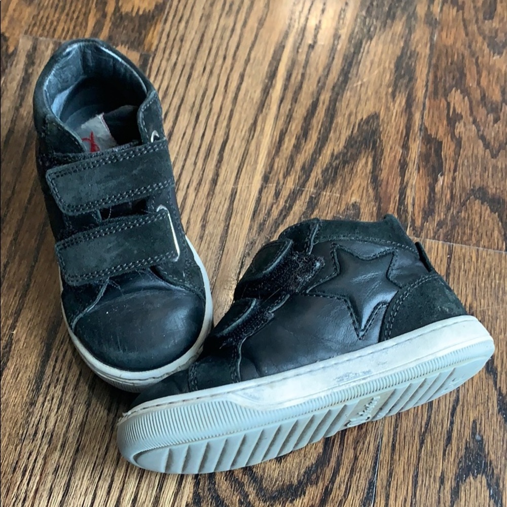 Naturino black sneakers kids boy size 24 (7)